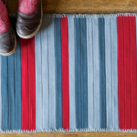 Book Project + Giveaway: Wool Binding Kitchen Rug for Hand-Stitched Home | Red-Handled Scissors