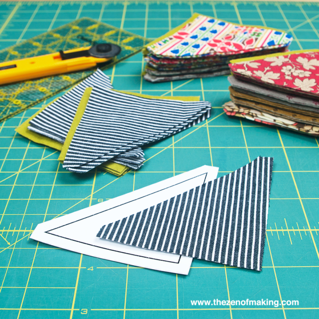 Last-Minute Gift Idea: Half Square Triangle Hand Warmers | Red-Handled Scissors