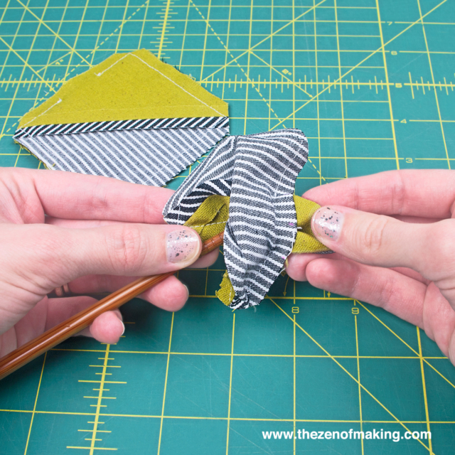 Last-Minute Gift Idea: Half Square Triangle Hand Warmers | Red-Handled Scissors
