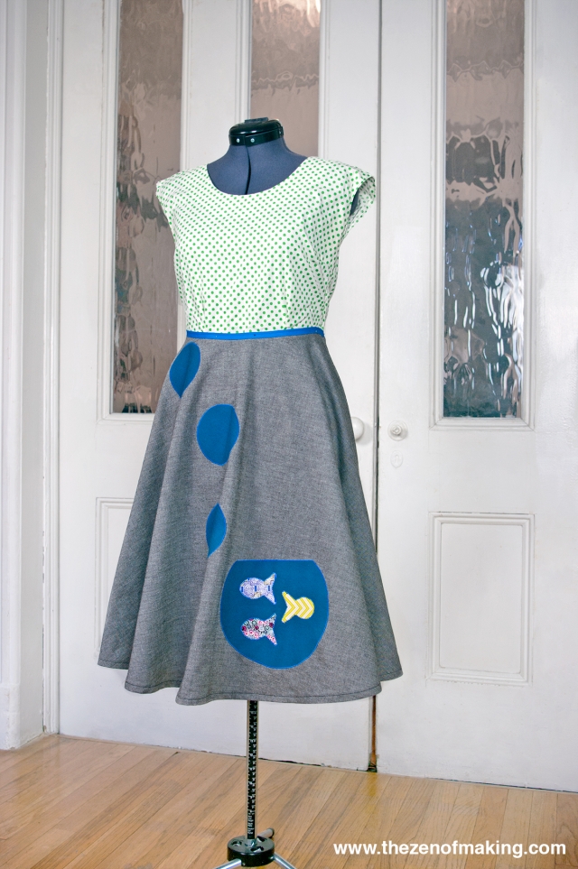 Tutorial: Goldfish Bowl Poodle Skirt with AccuQuilt GO! Big | Red-Handled Scissors