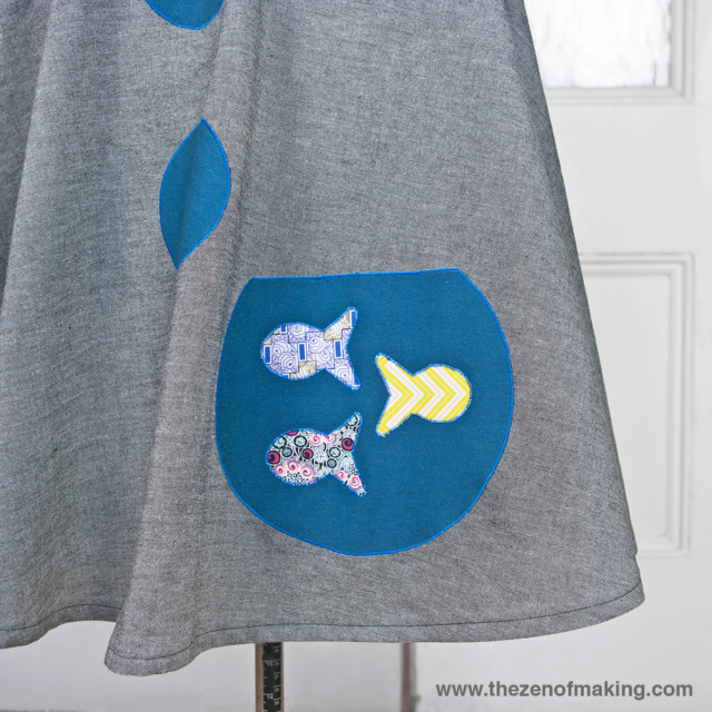 Tutorial: Goldfish Bowl Poodle Skirt with AccuQuilt GO! Big | Red-Handled Scissors