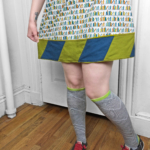 Tutorial: Lengthen a Too-Short Skirt with EPP - The Diamond-y EPP Blog Hop + Giveaway | Red-Handled Scissors