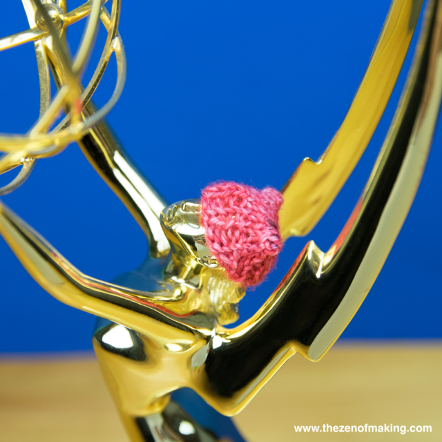 Monday Snapshot: Yes, That's an Emmy Wearing a Pussyhat!