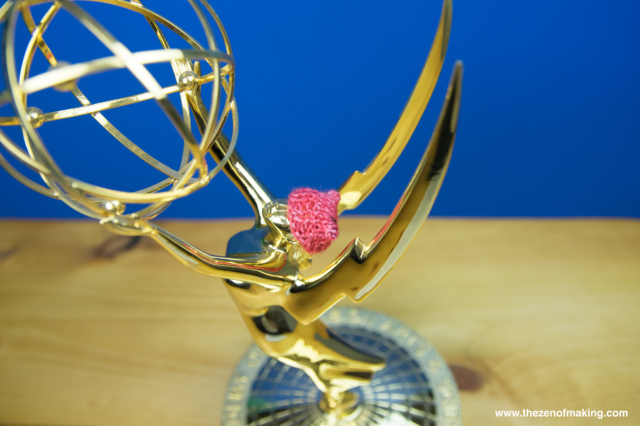 Monday Snapshot: Yes, That's an Emmy Wearing a Pussyhat!