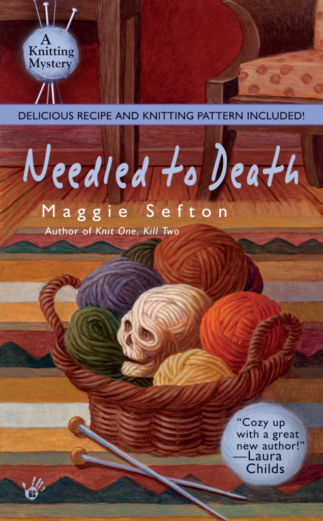 Crafty Audiobook Review: Needled to Death: A Knitting Mystery, Book 2 | Red-Handled Scissors