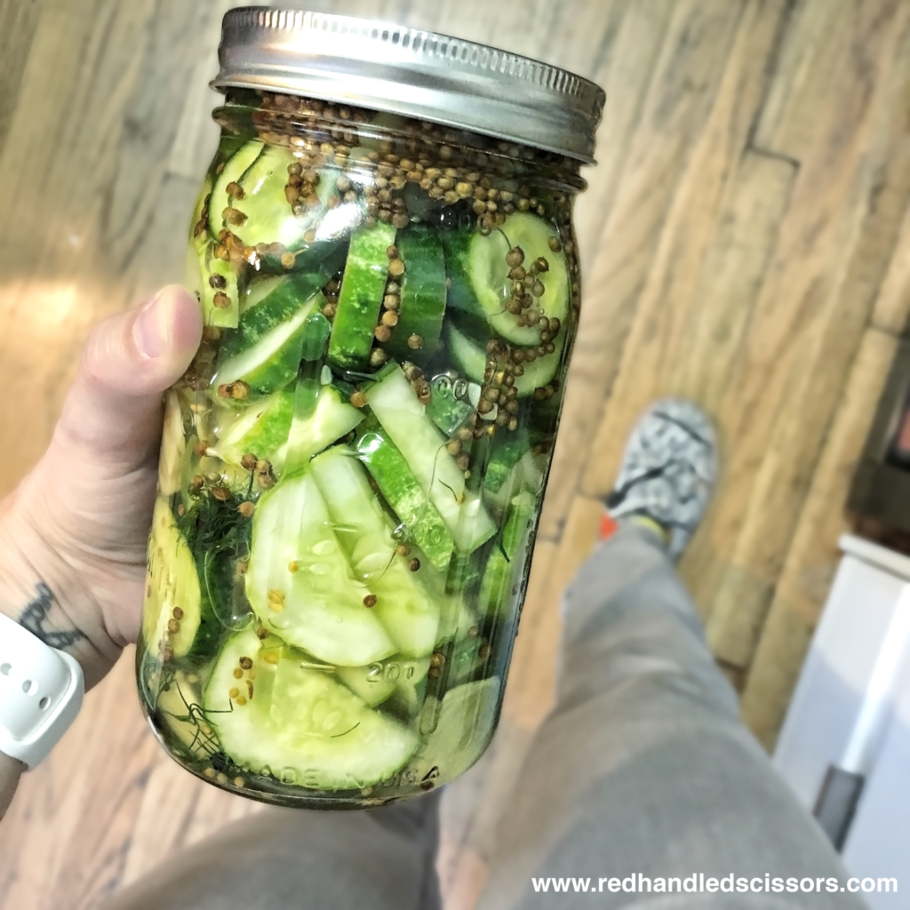 Recipe: Super-Easy Quick Pickles | Red-Handled Scissors