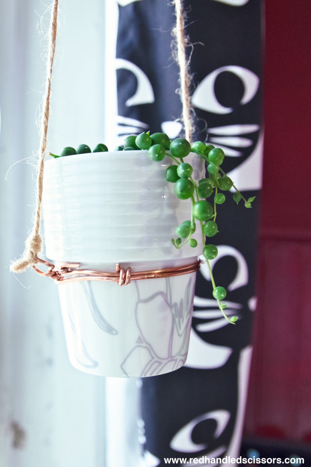 Tutorial: DIY Modern Hanging Planter