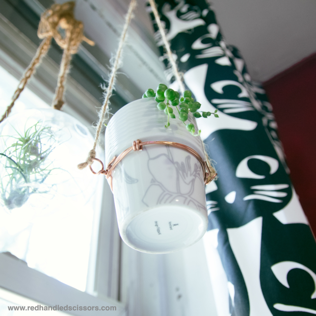 Tutorial: DIY Modern Hanging Planter