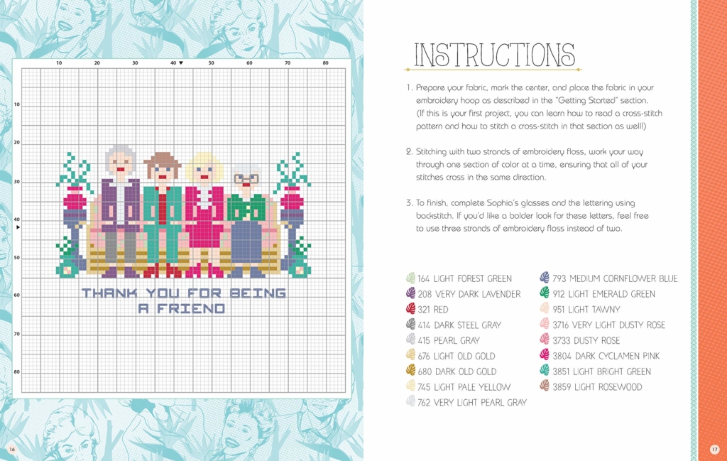 Cross Stitch The Golden Girls Example Page 2
