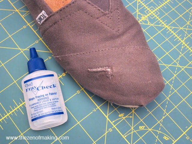 How to repair holes in shoes 