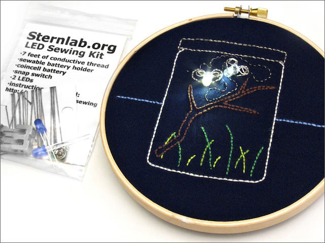 Pattern: Firefly Jar LED Embroidery Pattern