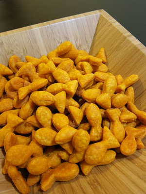How-To: Vegan Goldfish Crackers with Plastic Bottle Cookie Cutter | Red-Handled Scissors