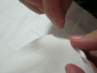 Tutorial: Hand-Stiched Pocket Square | Red-Handled Scissors