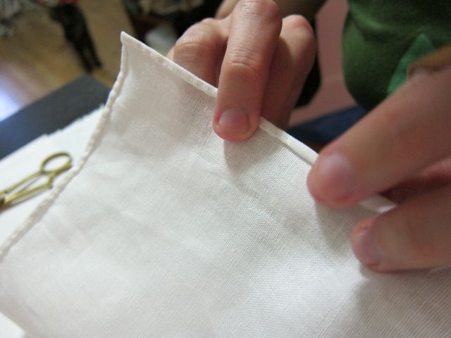 How to Make a Pocket Square With Hem Tape